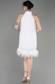 Tenue de Soirée Courte Blanc ABK2049