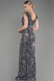 Robe Queue de Poisson Longue Anthracite ABU3874
