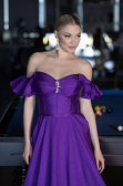 Robe de Soirée Longue Violet ABU3884