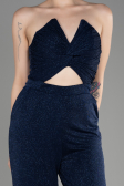Robe De Soirée Bleu Marine ABT113
