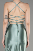 Robe de Cérémonie Courte Turquoise ABK2078