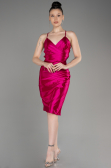 Robe de Cérémonie Courte Fushia ABK2078
