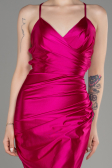 Robe de Cérémonie Courte Fushia ABK2078