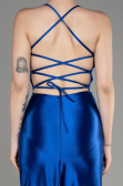 Robe de Cérémonie Courte Bleu Saxe ABK2078