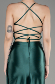 Robe de Cérémonie Courte Émeraude ABK2078