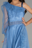 Robe de Soirée Enfants Longue Indigo ABU2453