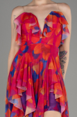 Robe de Soirée Longue Fushia ABU3975