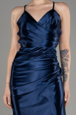 Robe de Cérémonie Courte Bleu Marine ABK2078
