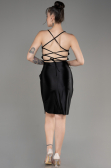 Robe de Cérémonie Courte Noir ABK2078