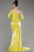 Robe de Soirée Longue Pistache vert ABU3976