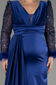 Robe Grande Taille Longue Parlement ABU3237