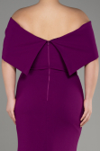 Robe De Soirée Grande Taille Longue Violet ABU3945