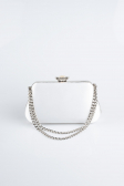 Sac de Soirée Luxe Satin Blanc SH834
