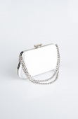 Sac de Soirée Luxe Satin Blanc SH834