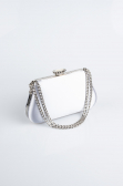 Sac de Soirée Luxe Satin Argent SH834