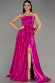 Robe de Soirée Longue Fushia ABU4015