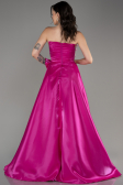 Robe de Soirée Longue Fushia ABU4015