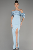 Robe de Soirée Longue Bleu clair ABU4024