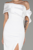 Robe de Soirée Longue Blanc ABU4024