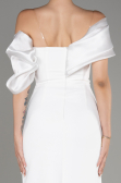 Robe de Soirée Longue Blanc ABU4024