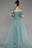 Robe de Soirée Longue Menthe ABU4044
