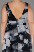 Robe De Soirée Grande Taille Longue Anthracite ABU4050