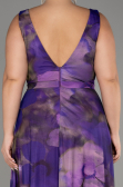 Robe De Soirée Grande Taille Longue Violet ABU4050