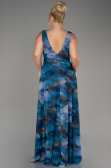 Robe De Soirée Grande Taille Longue Vert Pétrole ABU4050
