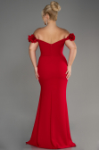 Robe De Graduation Grande Taille Longue Rouge ABU3946