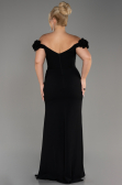 Robe De Graduation Grande Taille Longue Noir ABU3946