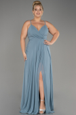 Robe De Soirée Grande Taille Longue Turquoise ABU1324