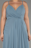 Robe De Soirée Grande Taille Longue Turquoise ABU1324