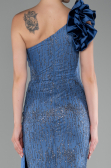 Robe de Soirée Longue Indigo ABU4059