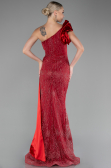 Robe de Soirée Longue Rouge ABU4059