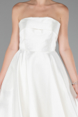 Robe de Cérémonie Longue Blanc ABU4049