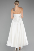 Robe de Cérémonie Longue Blanc ABU4049