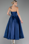 Robe de Cérémonie Longue Bleu Marine ABU4049