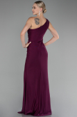 Robe de Soirée Longue Couleur Cerise ABU4116