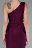 Robe de Soirée Longue Couleur Cerise ABU4116