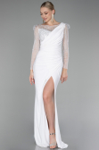 Robe de Soirée Longue Blanc ABU4117