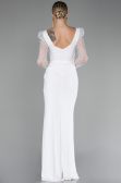 Robe de Soirée Longue Blanc ABU4117