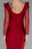 Robe de Soirée Longue Rouge ABU4117