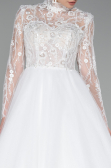 Robes de Mariage Longue Blanc ABU4107