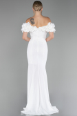 Robe de Soirée Longue Blanc ABU4080