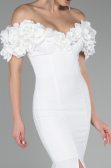 Robe de Soirée Longue Blanc ABU4080