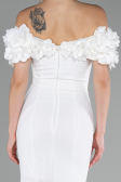 Robe de Soirée Longue Blanc ABU4080