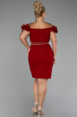 Robe de Cérémonie Courte Rouge ABK2120