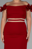Robe de Cérémonie Courte Rouge ABK2120