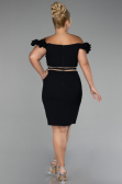 Robe de Cérémonie Courte Noir ABK2120