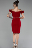 Robe de Cérémonie Courte Rouge ABK2120